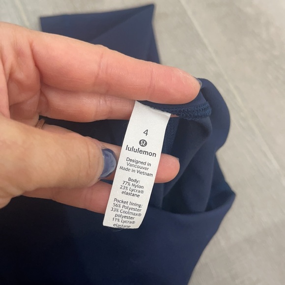 Lululemon Wunder train 23” in the color True Navy. - Picture 6 of 6